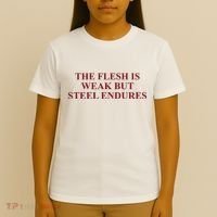 Fantasyinitiative Fantasy Initiative By Fire And Steel The Flesh Is Weak But Ste T-Shirt thumb 4