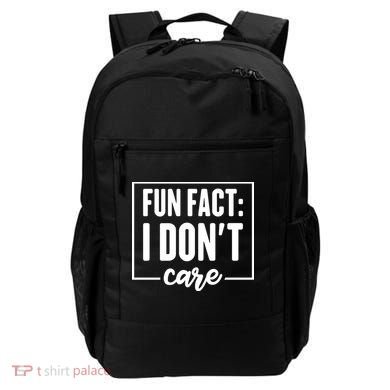 Fun Fact I Don't Care Backpack
