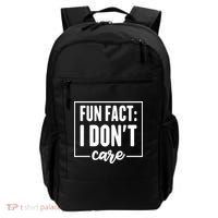 Fun Fact I Don't Care Backpack thumb 0
