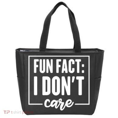 Fun Fact I Don't Care Tote Bag