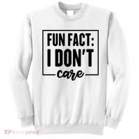 Fun Fact I Don't Care Sweatshirt thumb 0