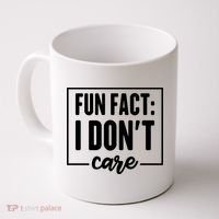Fun Fact I Don't Care Coffee Mug thumb 0