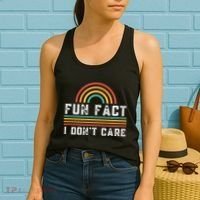 Fun Fact I DonT Care Women's Tank Top thumb 2