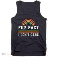 Fun Fact I DonT Care Tank Top thumb 0