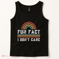 Fun Fact I DonT Care Tank Top thumb 2