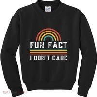 Fun Fact I DonT Care Kids Sweatshirt thumb 0