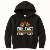 Fun Fact I DonT Care Kids Hoodie thumb 0