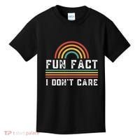Fun Fact I DonT Care Kids T-Shirt thumb 0