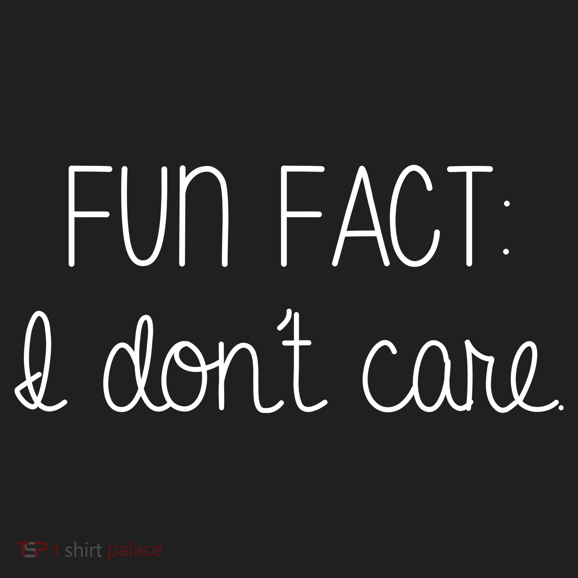 Fun Fact I Don't Care Funny Women's Sweatshirt