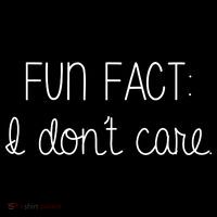 Fun Fact I Don't Care Funny Women's Hoodie thumb 2