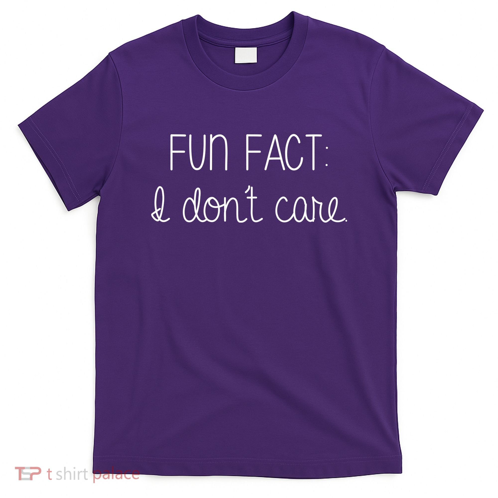 Fun Fact I Don't Care Funny T-Shirt