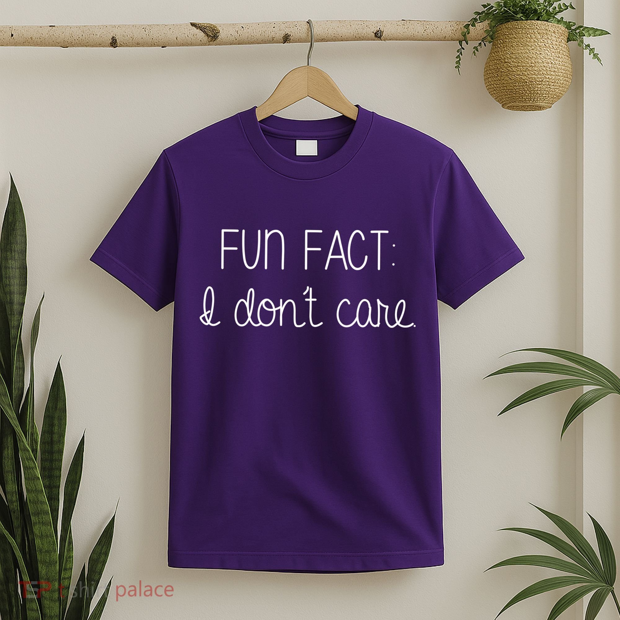 Fun Fact I Don't Care Funny T-Shirt