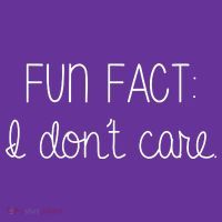 Fun Fact I Don't Care Funny Coaster thumb 2