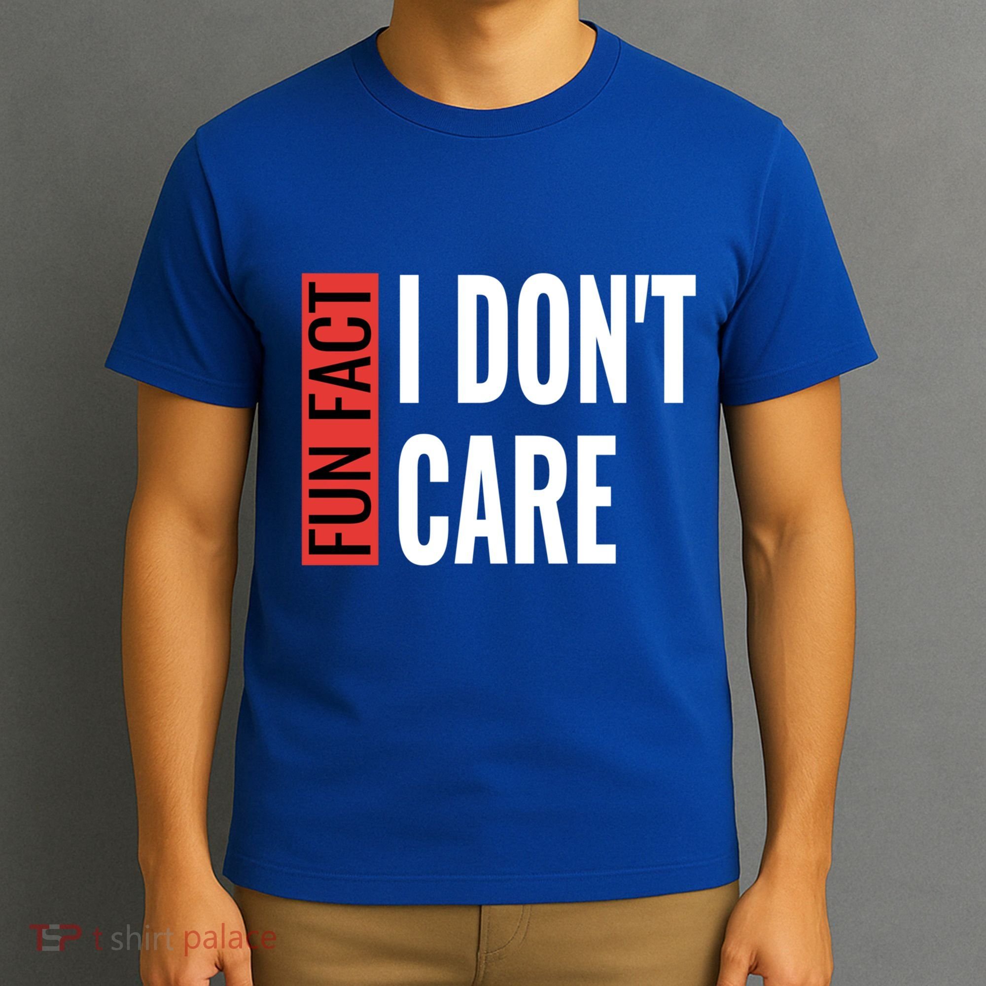 Fun Fact I Don't Care Sarcastic Saying Humorous Great Gift T-Shirt