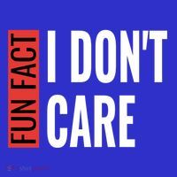 Fun Fact I Don't Care Sarcastic Saying Humorous Great Gift Mousepad thumb 1