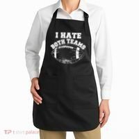 Funny Football I Hate Both Teams Apron thumb 2