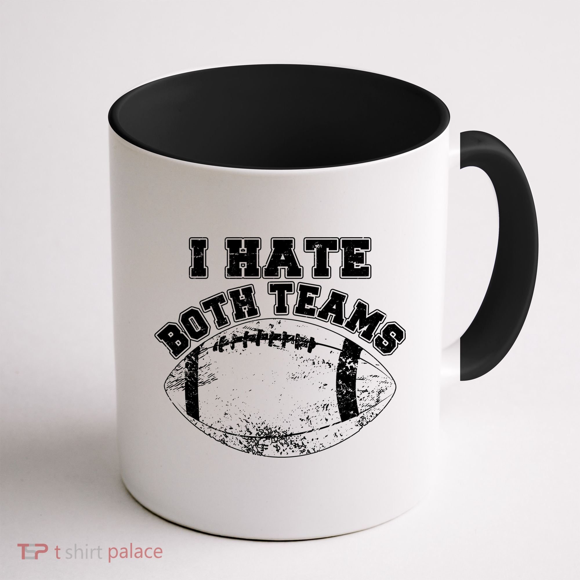 Funny Football I Hate Both Teams Coffee Mug