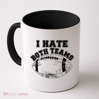 Funny Football I Hate Both Teams Coffee Mug
