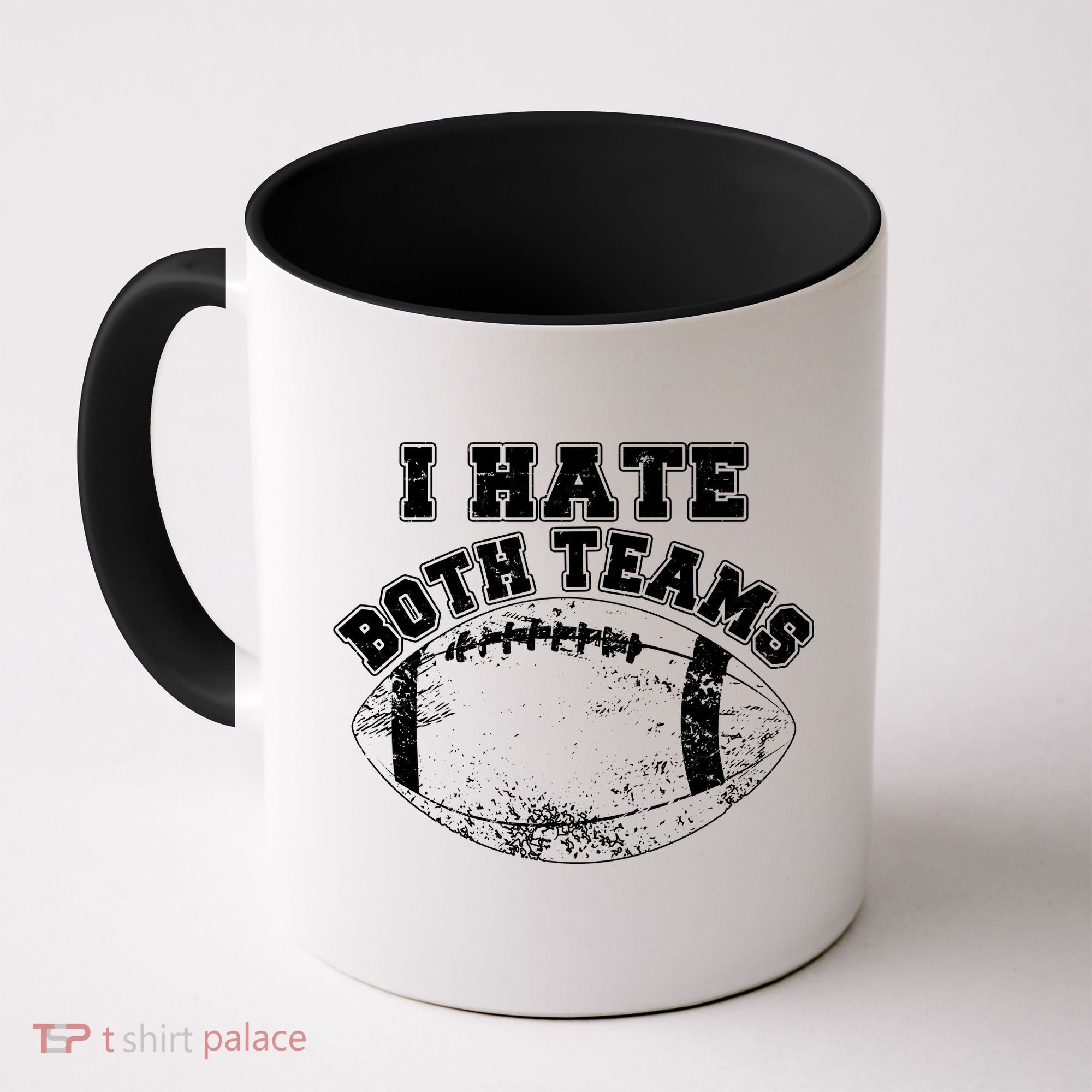 Funny Football I Hate Both Teams Coffee Mug
