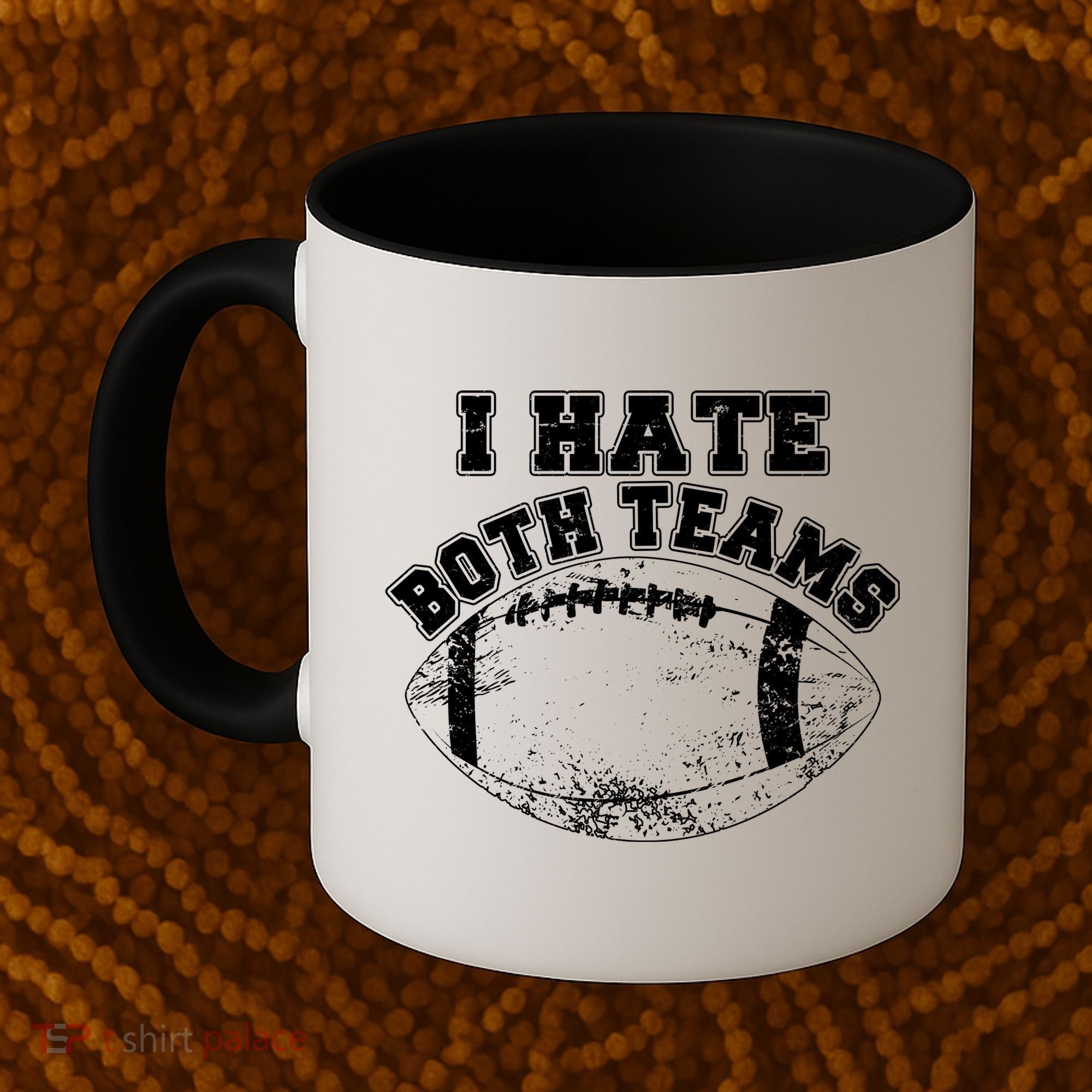 Funny Football I Hate Both Teams Coffee Mug