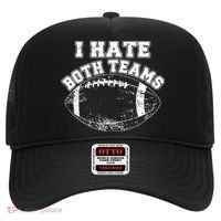 Funny Football I Hate Both Teams Hat thumb 0