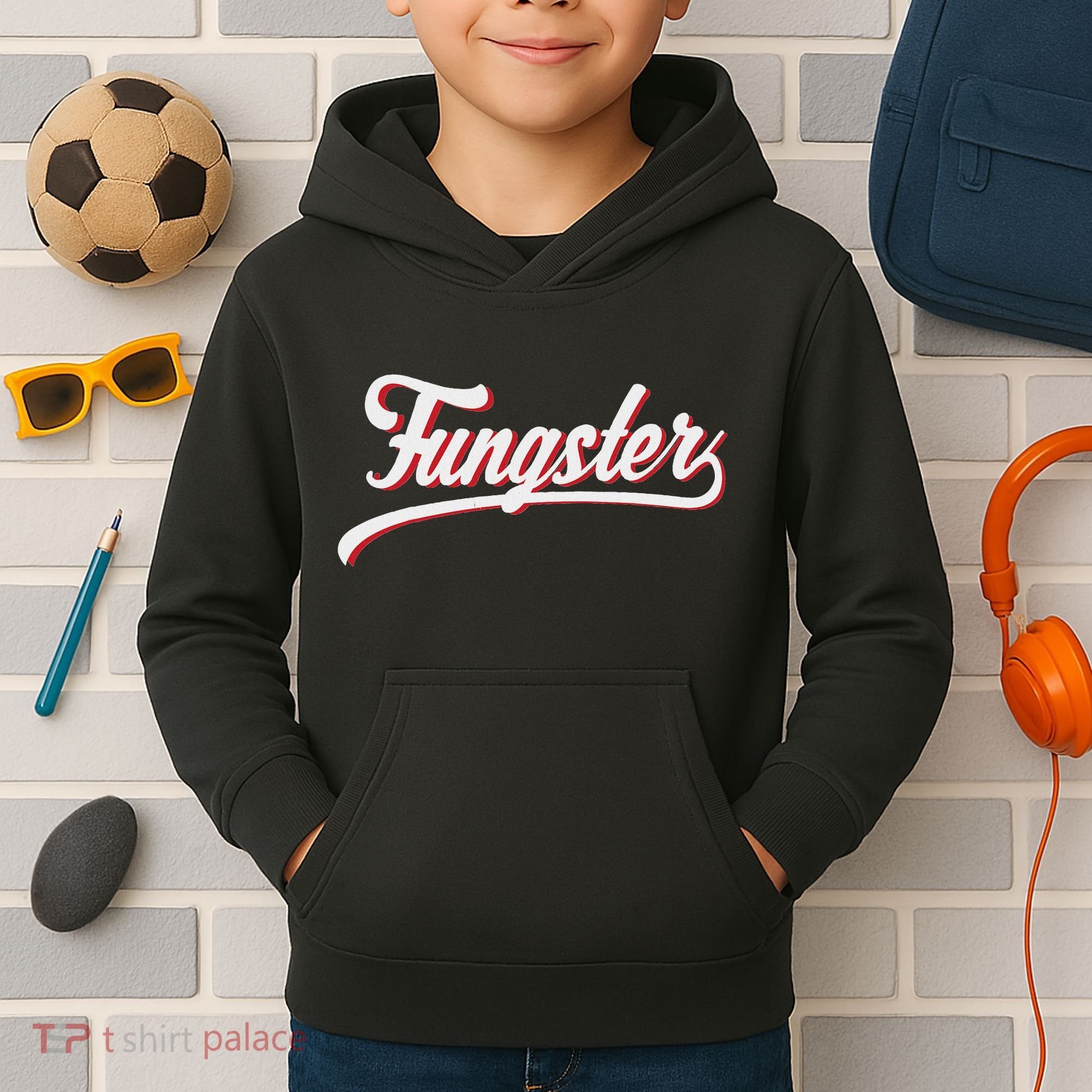 Fungster Funny Intermittent Fasting Lovers Keto Diet Fans Kids Hoodie