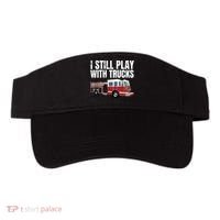 Funny Firefighter I Still Play With Fire Trucks Visor thumb 0