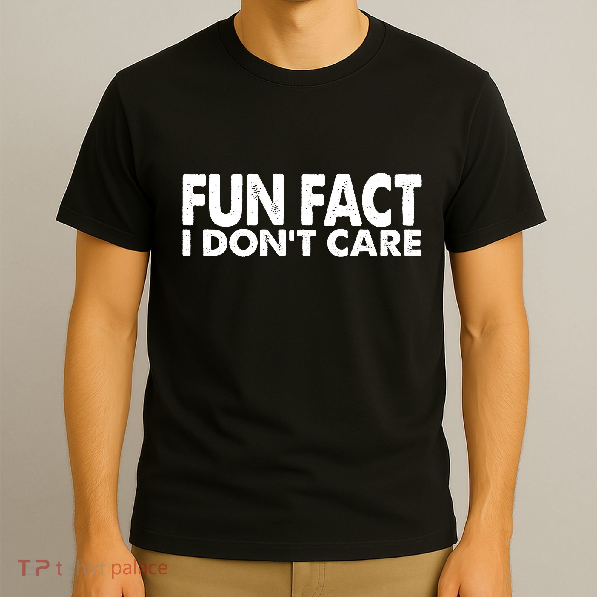 Fun Fact I Dont Care Funny T-Shirt