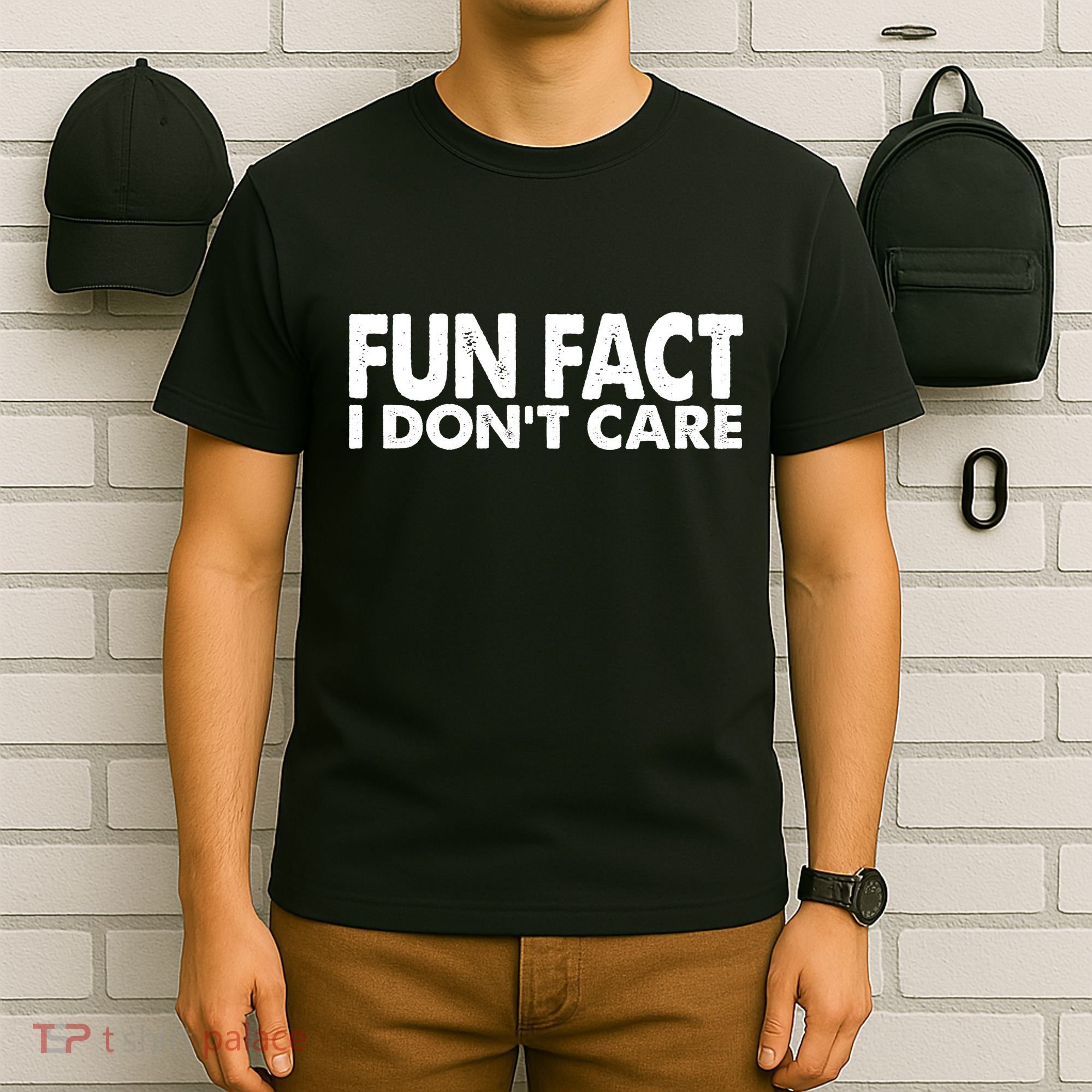 Fun Fact I Dont Care Funny T-Shirt