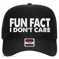 Fun Fact I Dont Care Funny Hat thumb 0