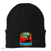 Funny Fishing Is Serious Beanie thumb 0