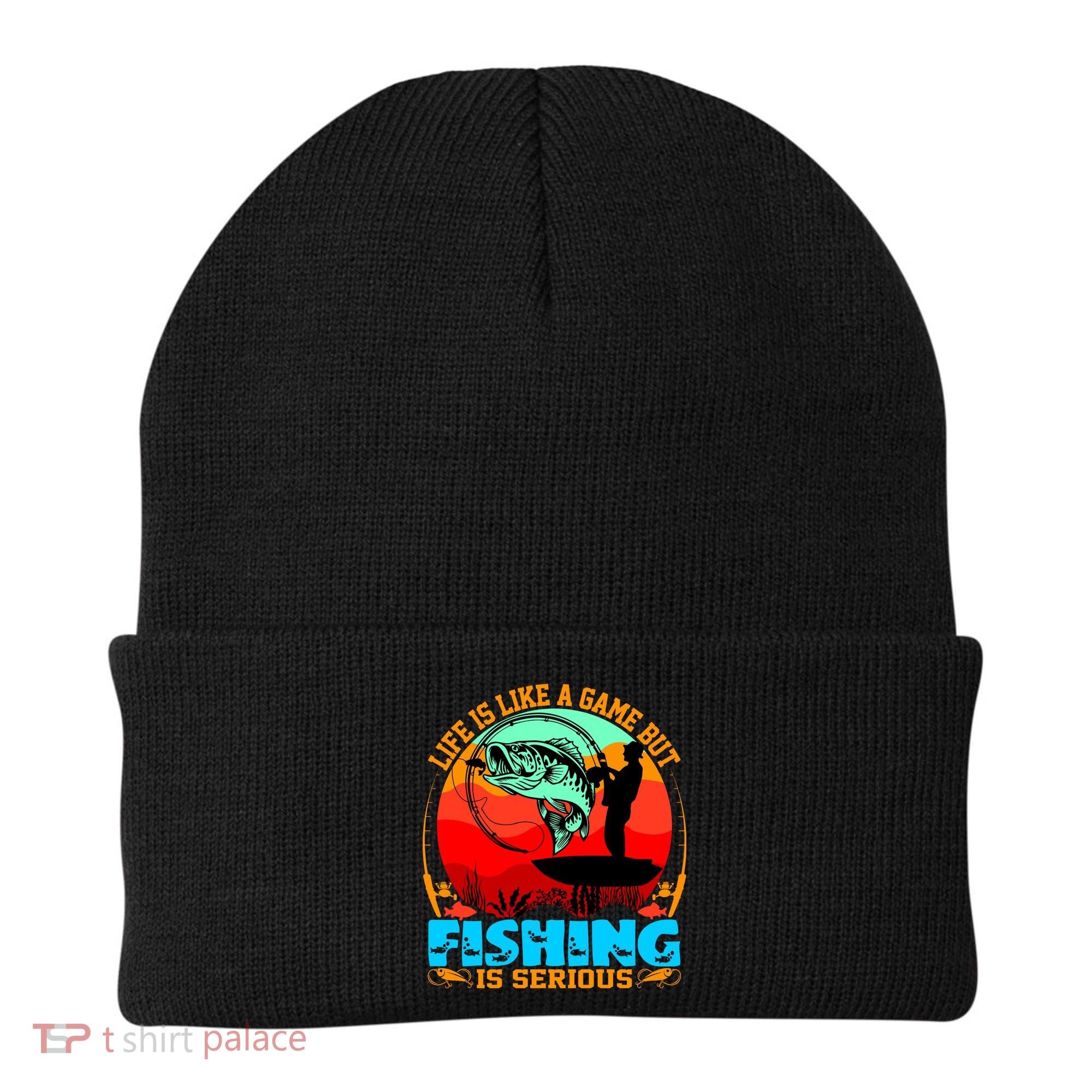 Funny Fishing Is Serious Beanie