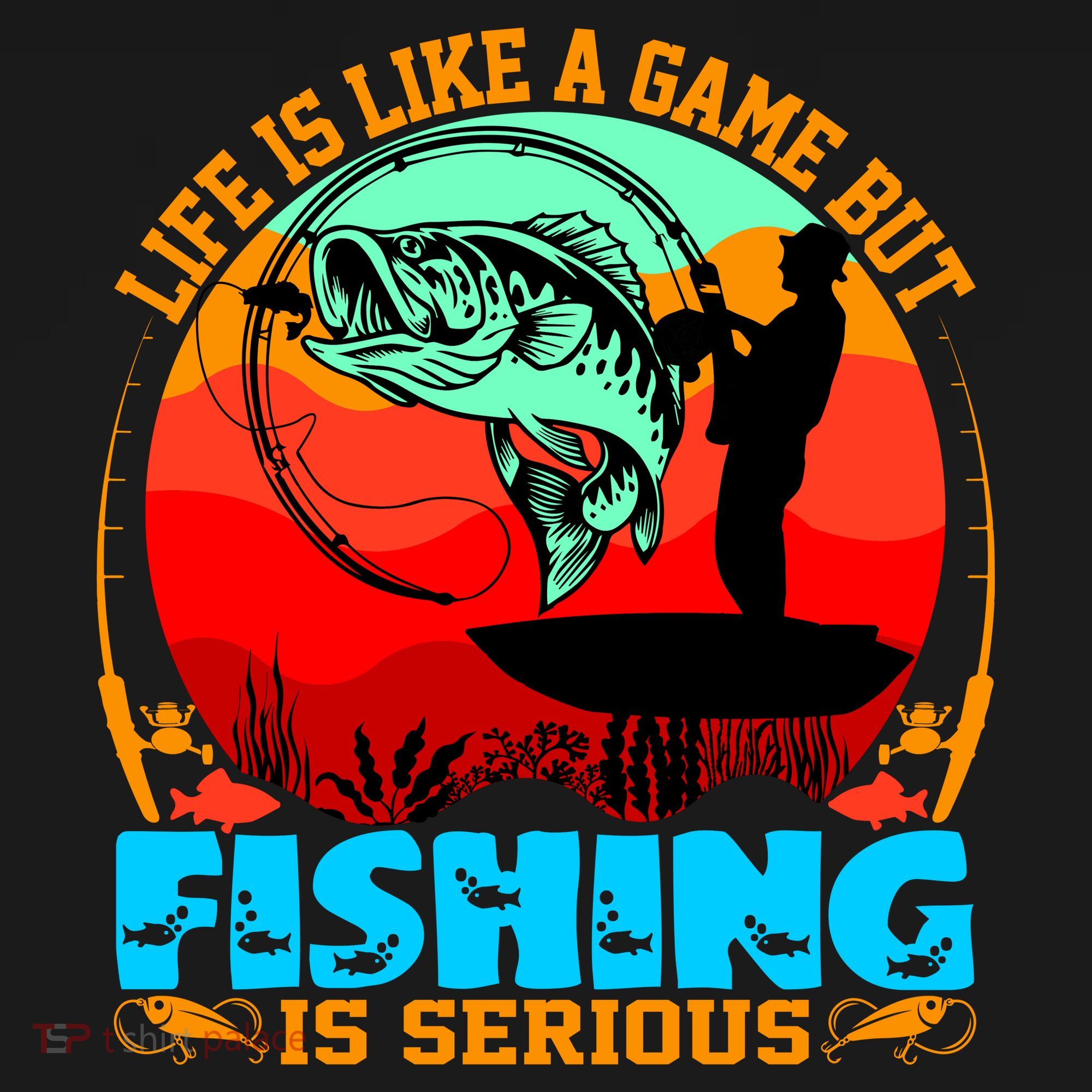 Funny Fishing Is Serious Coaster
