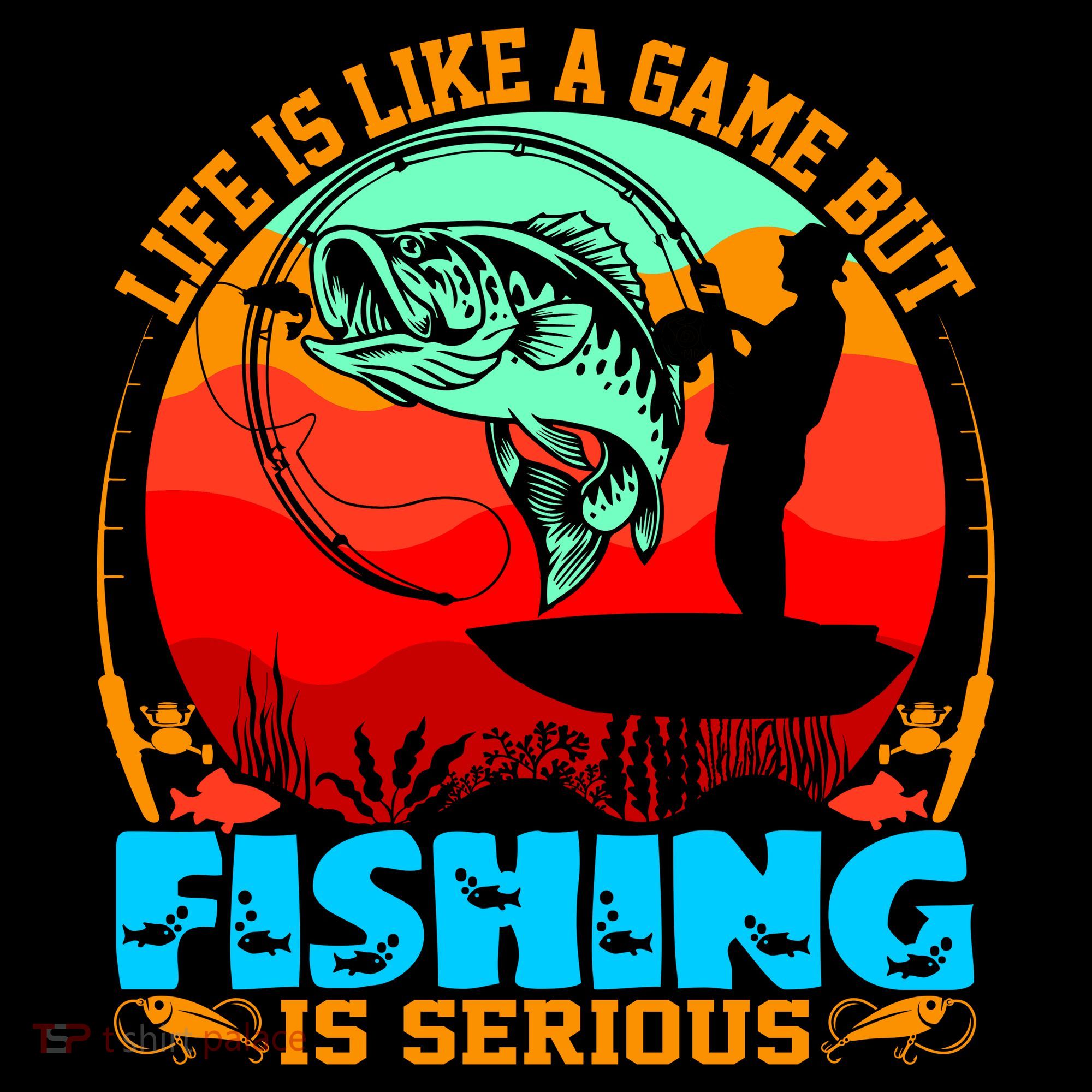 Funny Fishing Is Serious Women's Hoodie