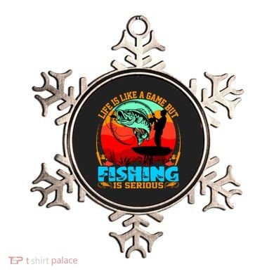 Funny Fishing Is Serious Ornament