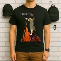 Funny Fuck It Witch Fuck It Witch On Fire T-Shirt thumb 6