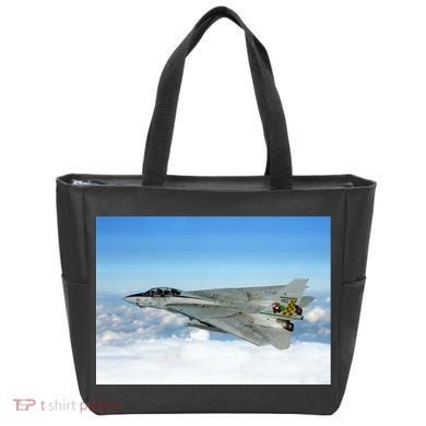 F14 Fighter Jet Tote Bag