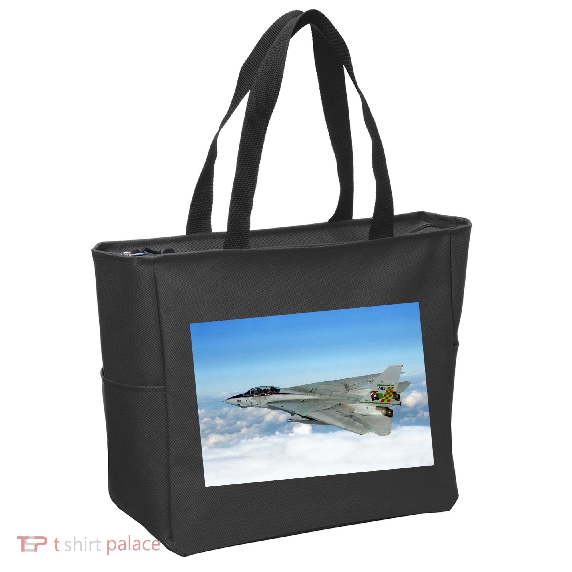 F14 Fighter Jet Tote Bag