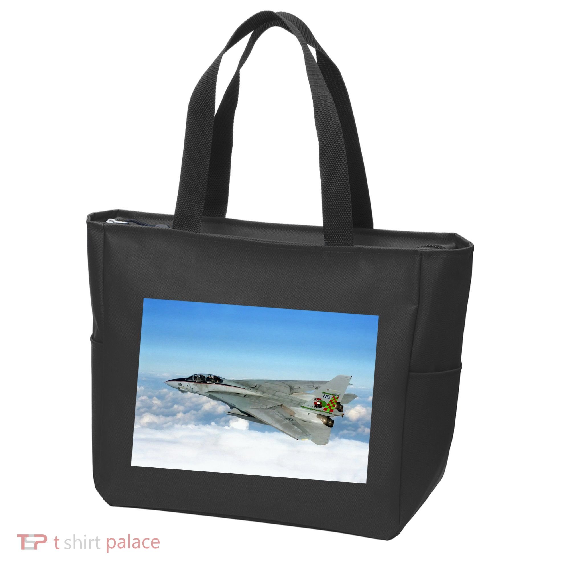 F14 Fighter Jet Tote Bag