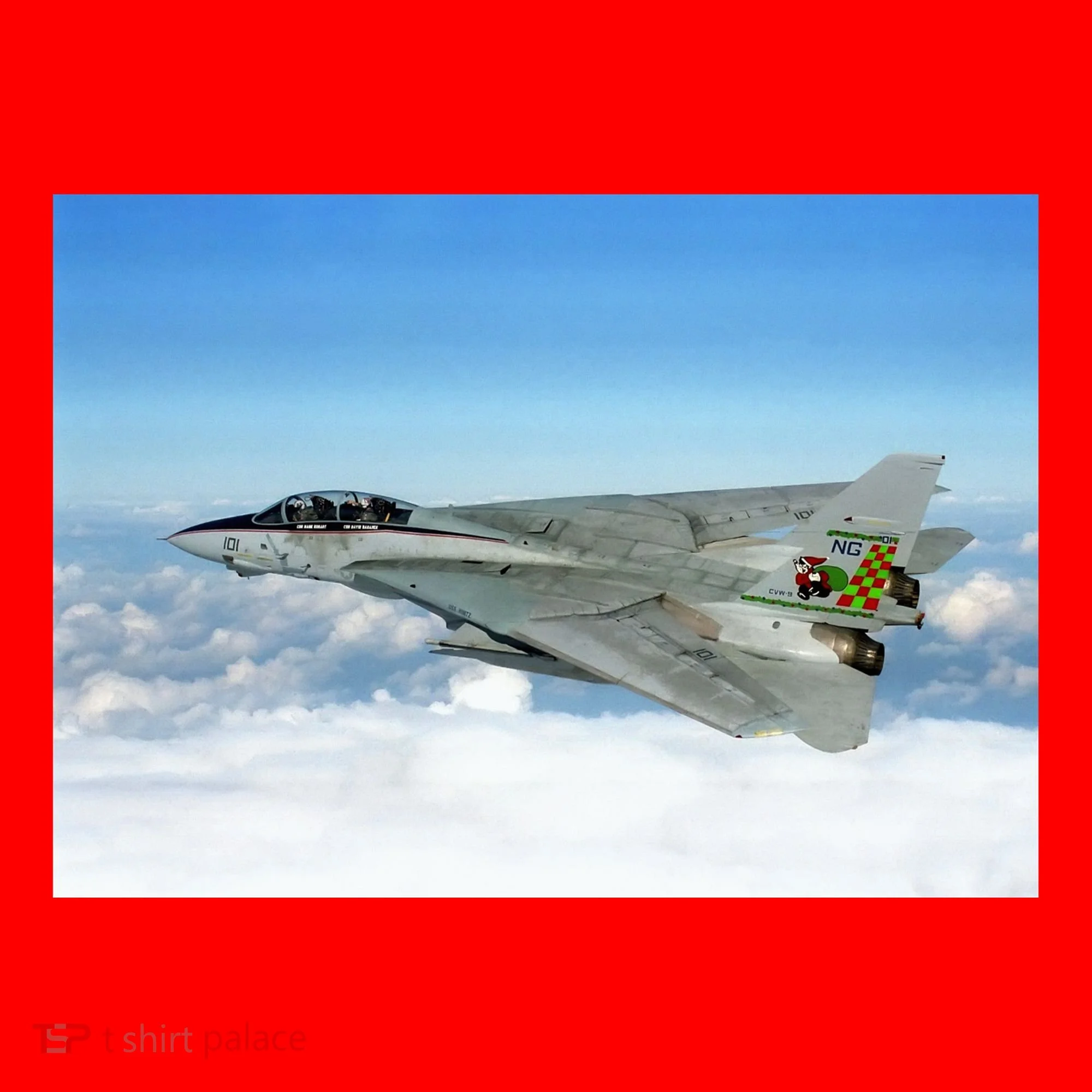 F14 Fighter Jet Santa Hat