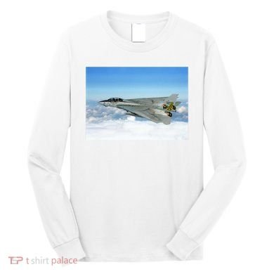F14 Fighter Jet Long Sleeve Shirt