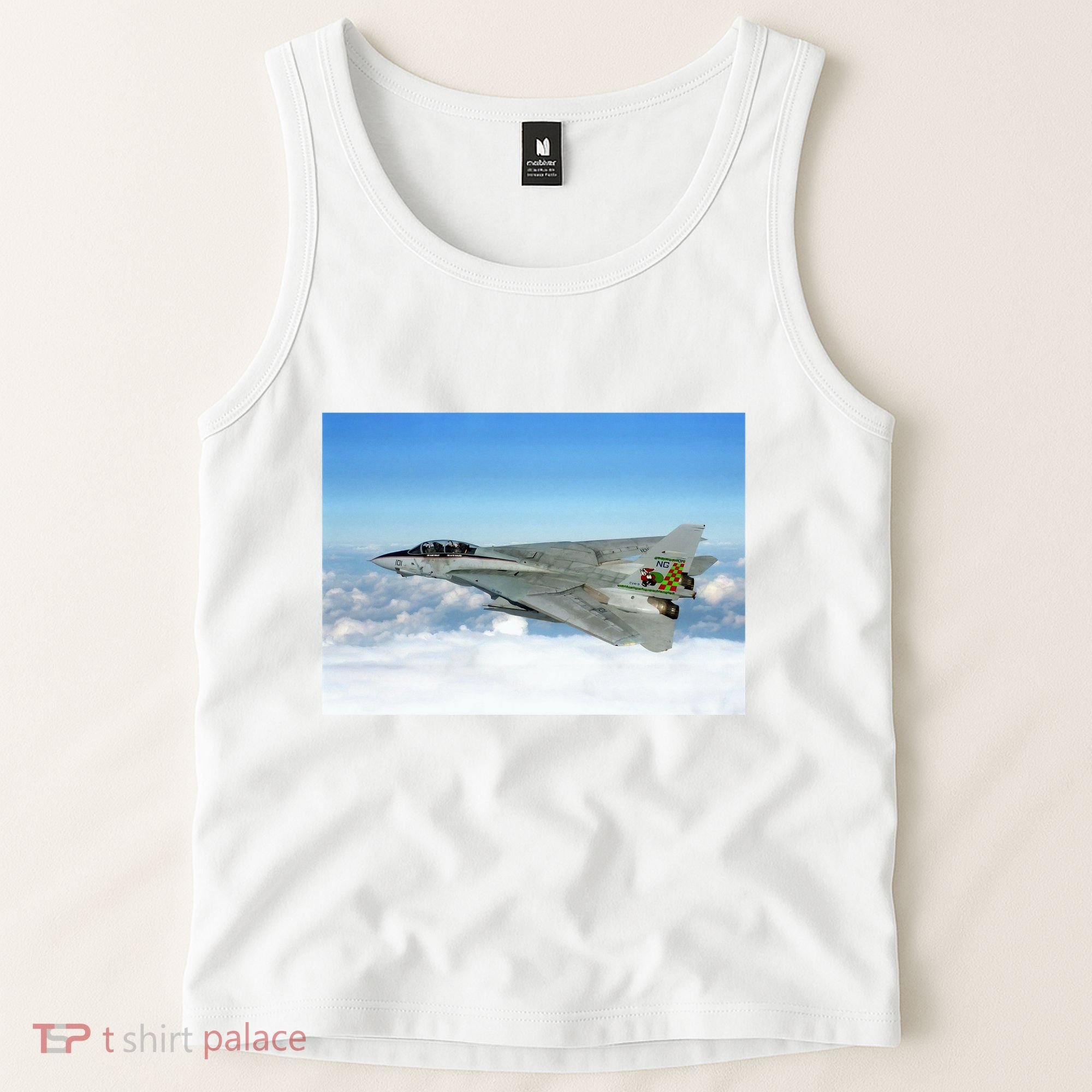 F14 Fighter Jet Tank Top