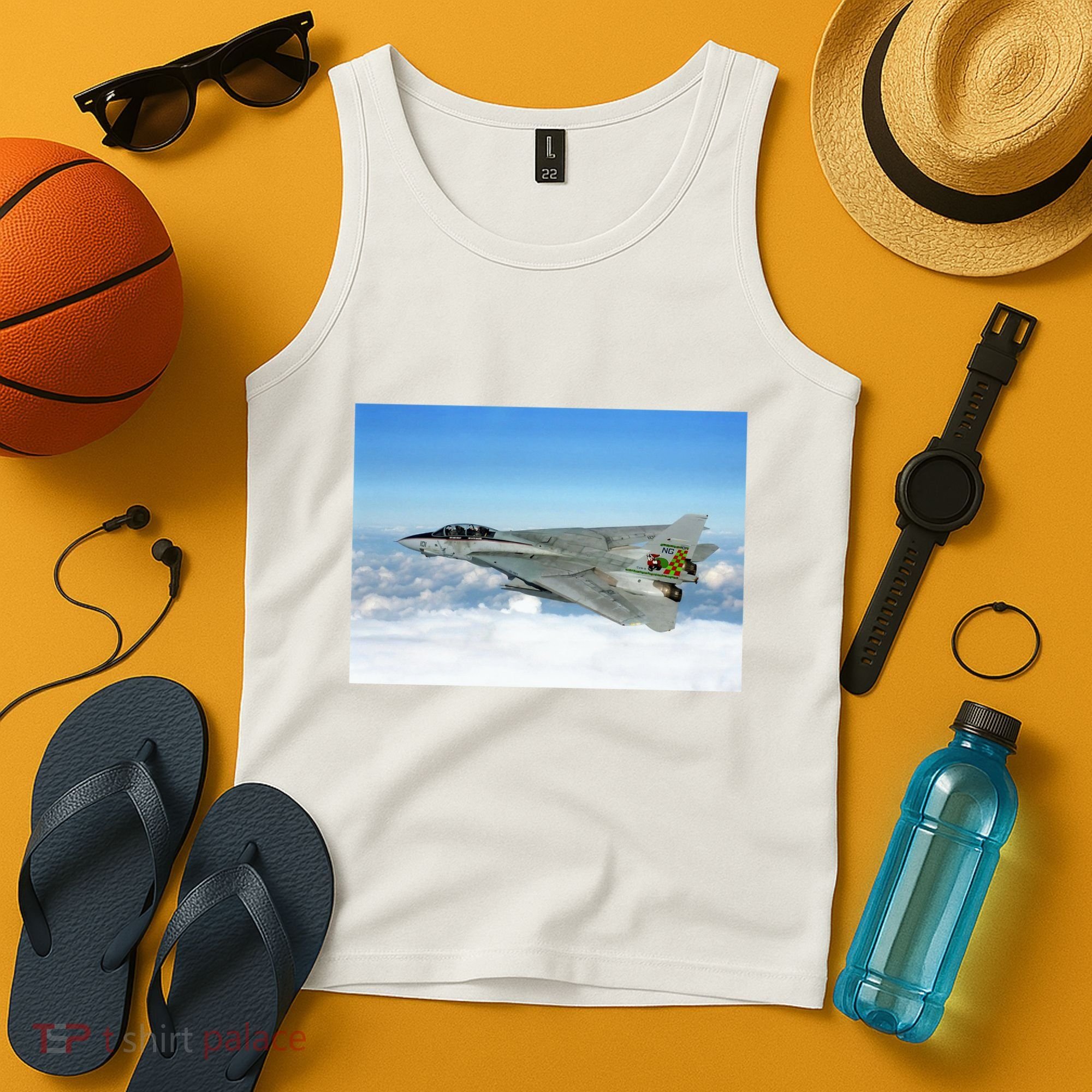 F14 Fighter Jet Tank Top