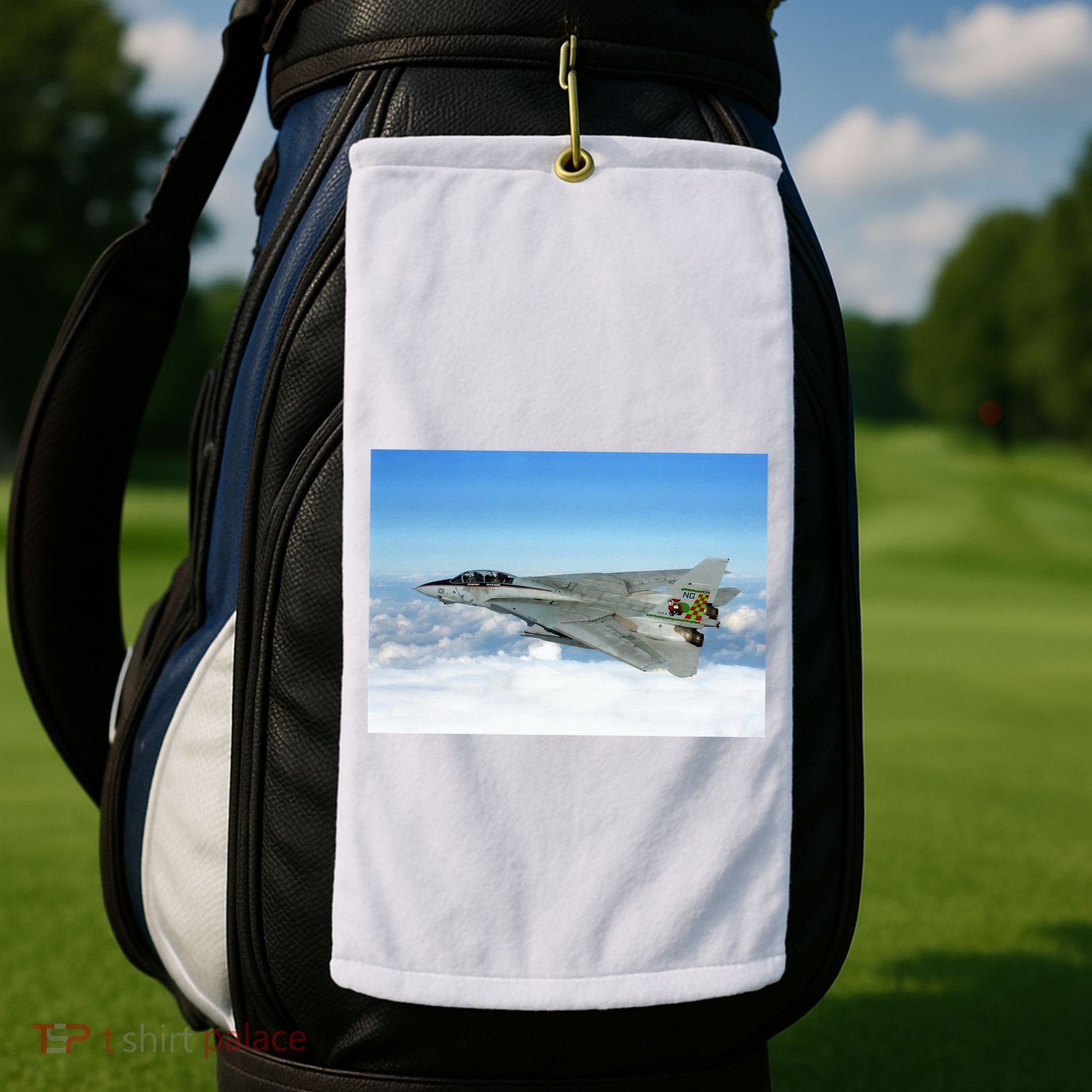 F14 Fighter Jet Golf Towel