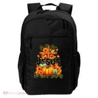 Fall For Jesus He Never Leaves Halloween Autumn Thanksgiving Backpack thumb 0