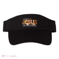 Fall For Jesus He Never Leaves Christian Thanksgiving Visor thumb 0