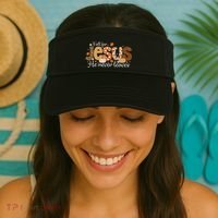 Fall For Jesus He Never Leaves Christian Thanksgiving Visor thumb 2
