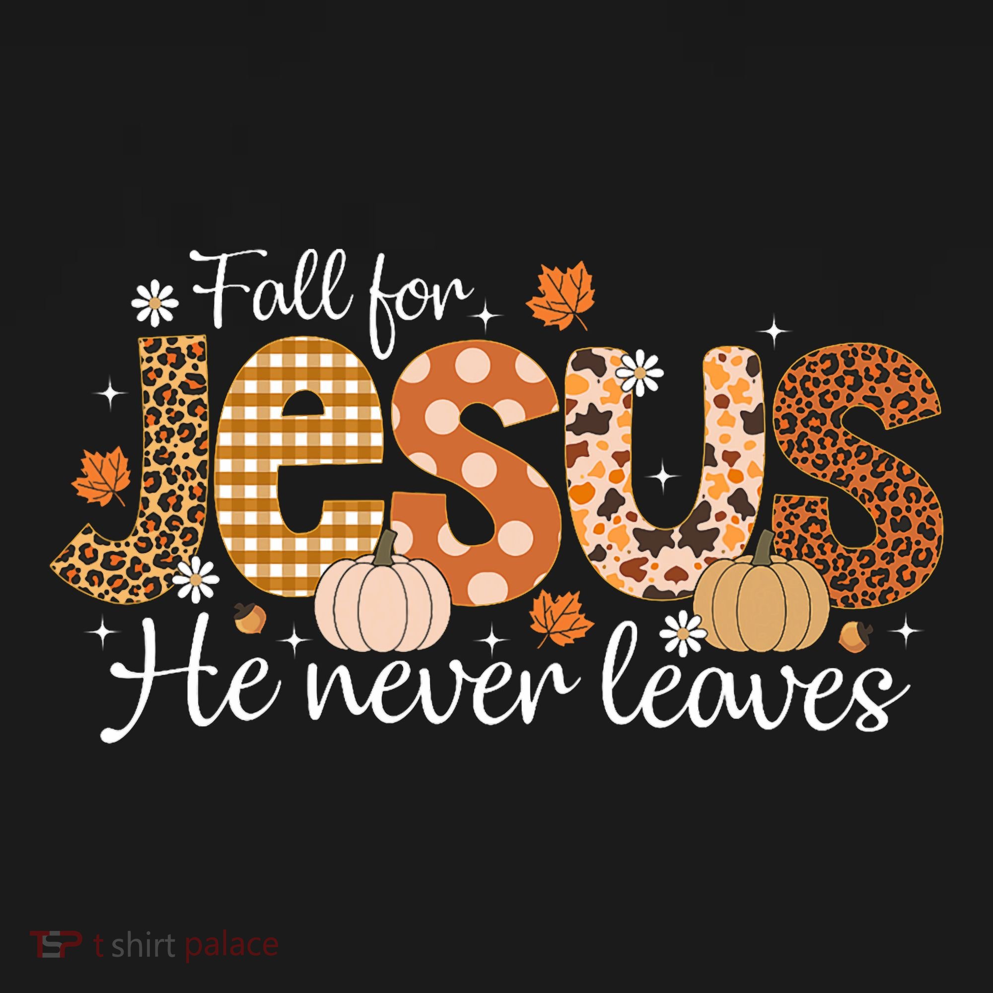 Fall For Jesus He Never Leaves Christian Thanksgiving Visor