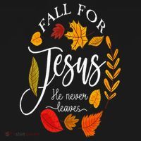 Fall For Jesus He Never Leaves Pumpkin Thanksgiving Ornament thumb 1