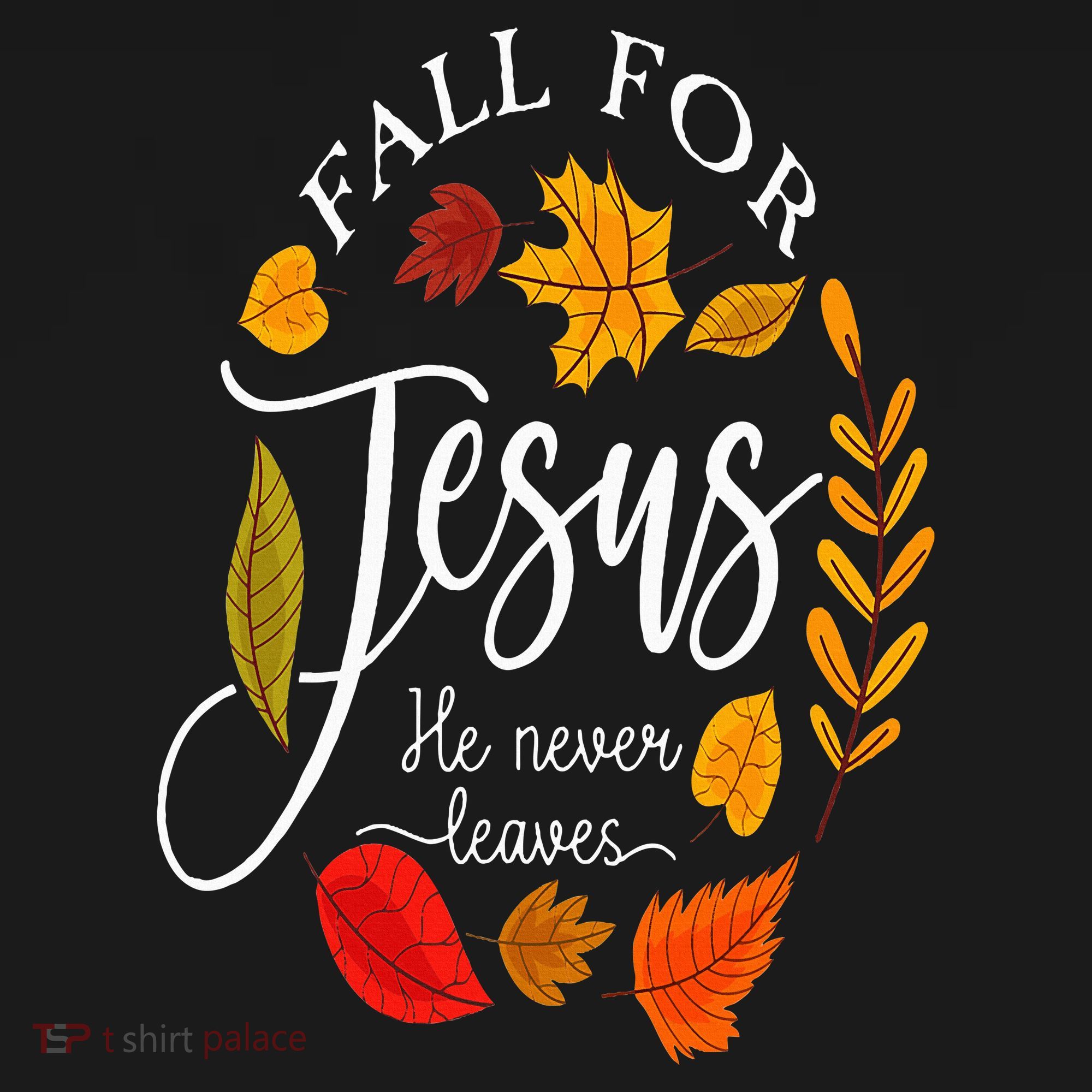 Fall For Jesus He Never Leaves Pumpkin Thanksgiving Ornament